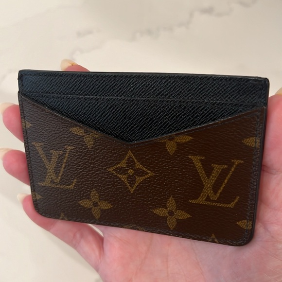 LOUIS VUITTON NEO PORTE CARTES in Monogram Macassar CARD HOLDER WALLET - Picture 5 of 14